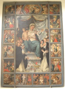 Pala della Madonna del Rosario (fine XVI - inizio XVII sec.)